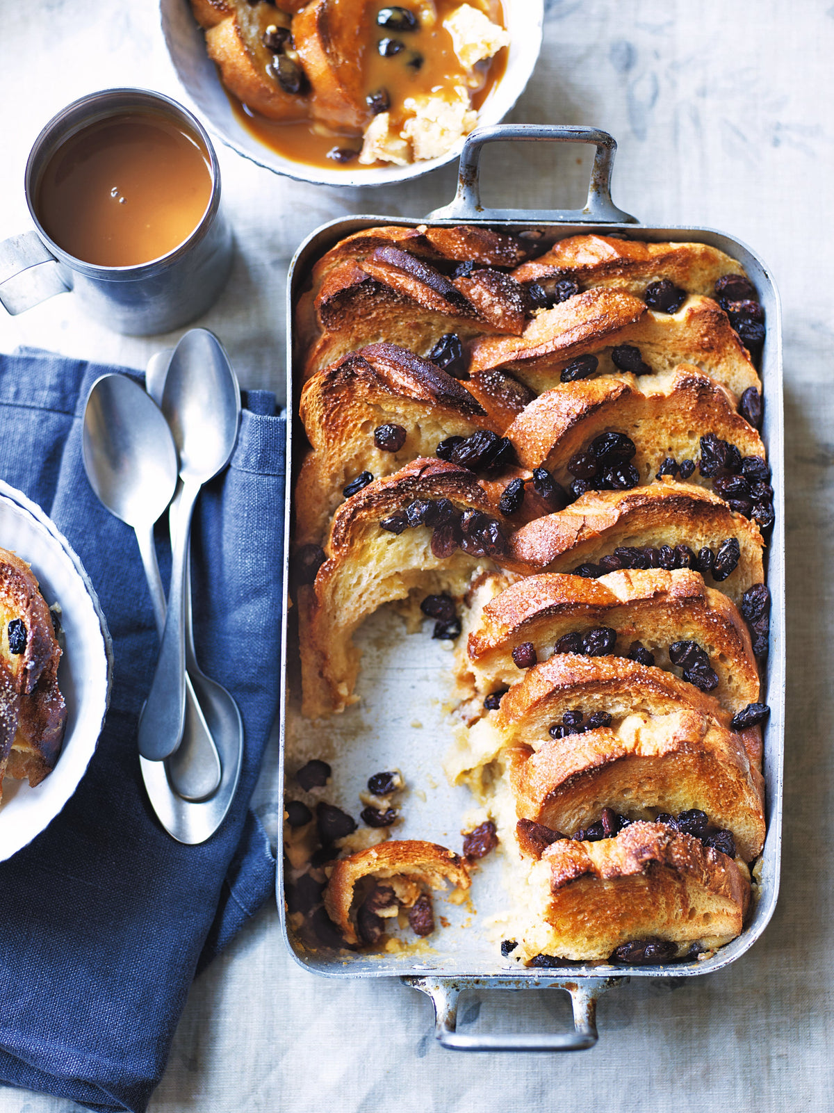As Seen on NBC: Salted Caramel Whiskey Bread and Butter Pudding