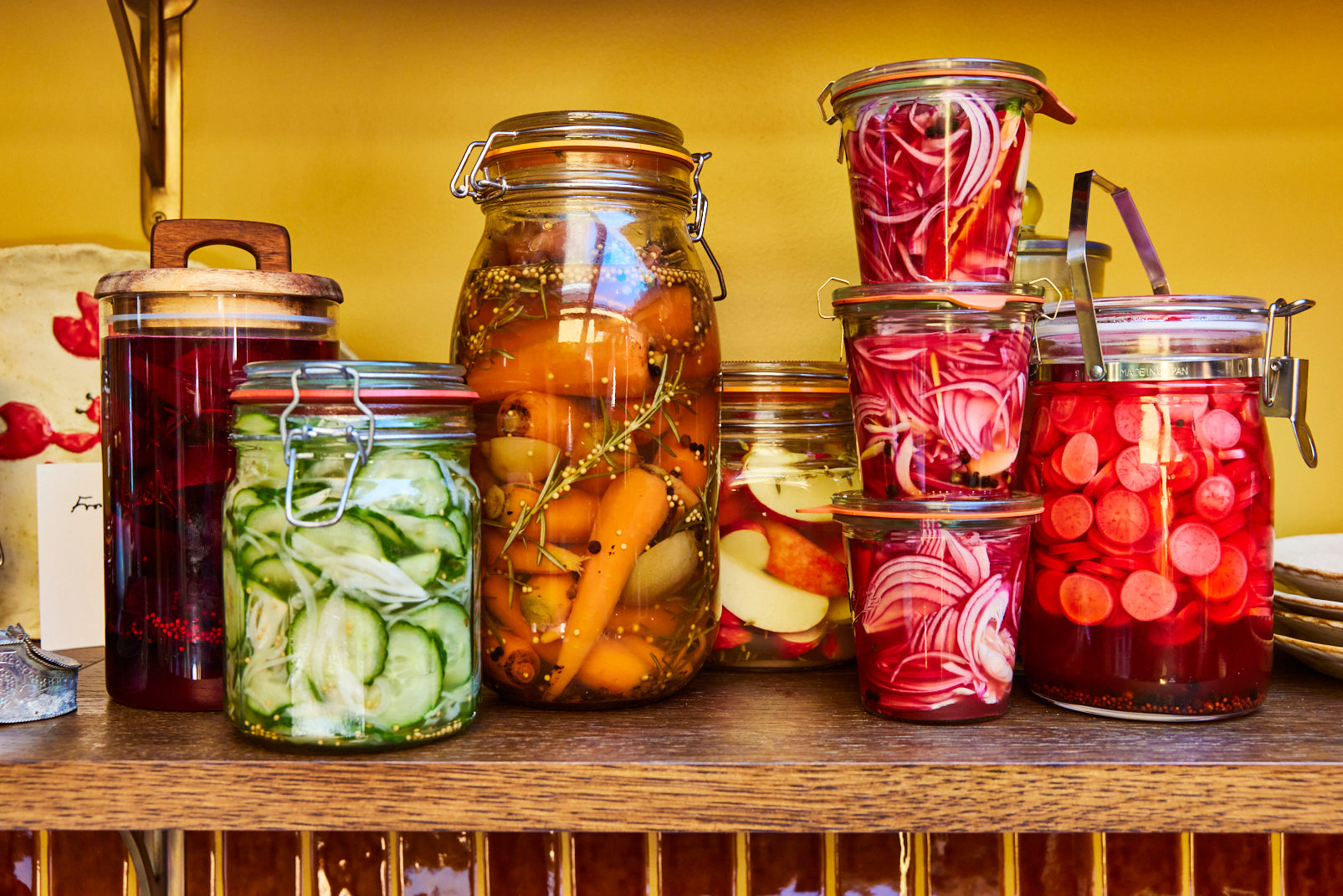 Cucumber Pickle & Beetroot Pickle