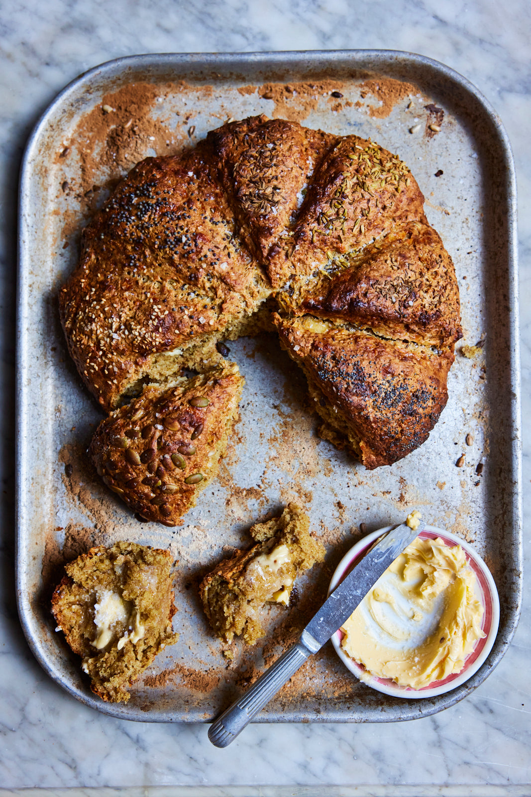 Cheddar Seeded Sunflower Bread