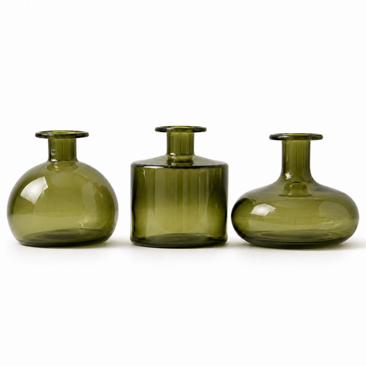 Broadspear Green Vase Set