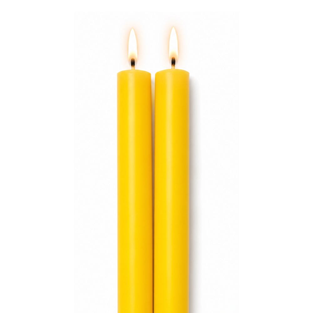 Yellow Dining Candles