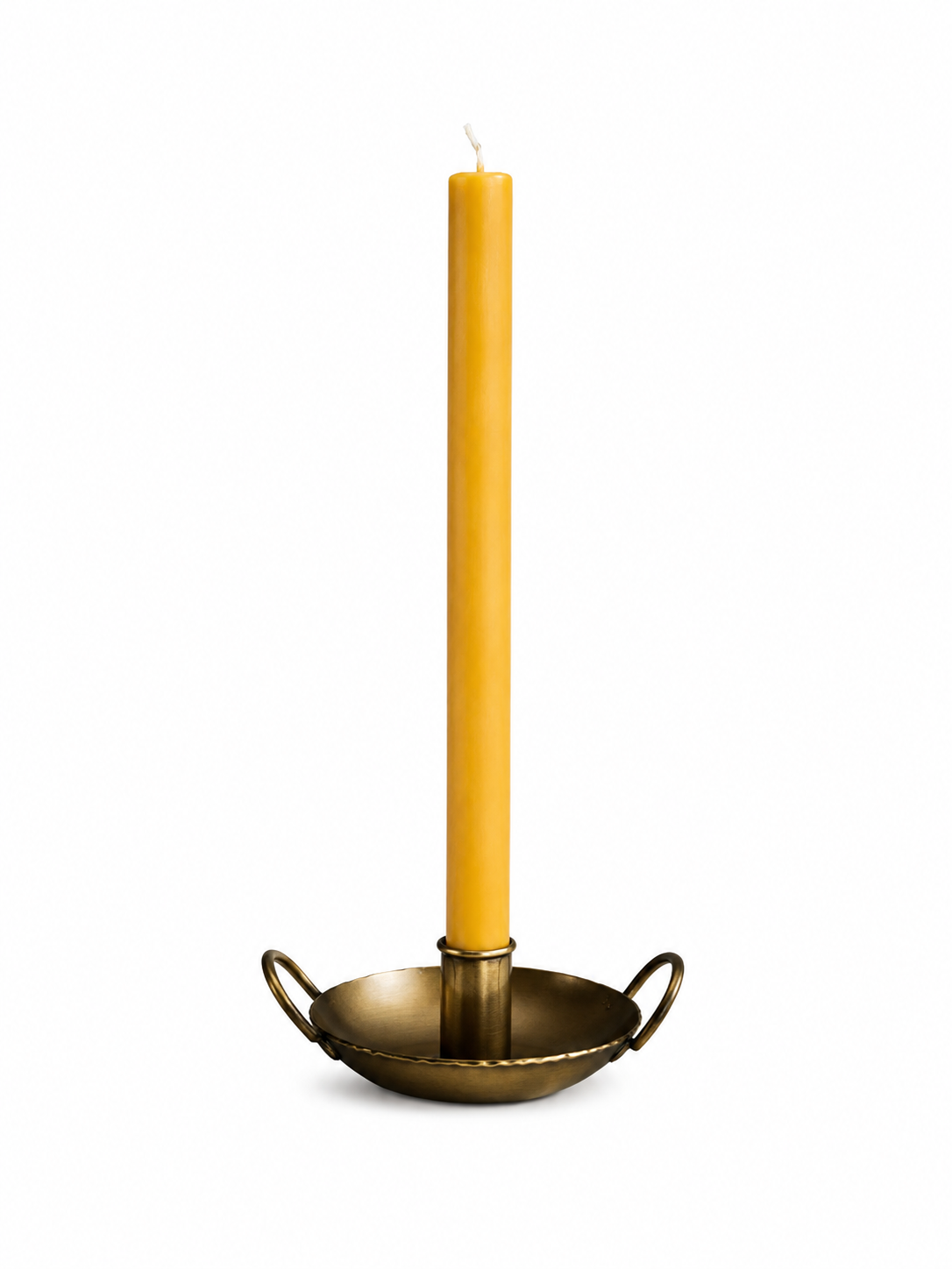Brass Candle Holder with Handles