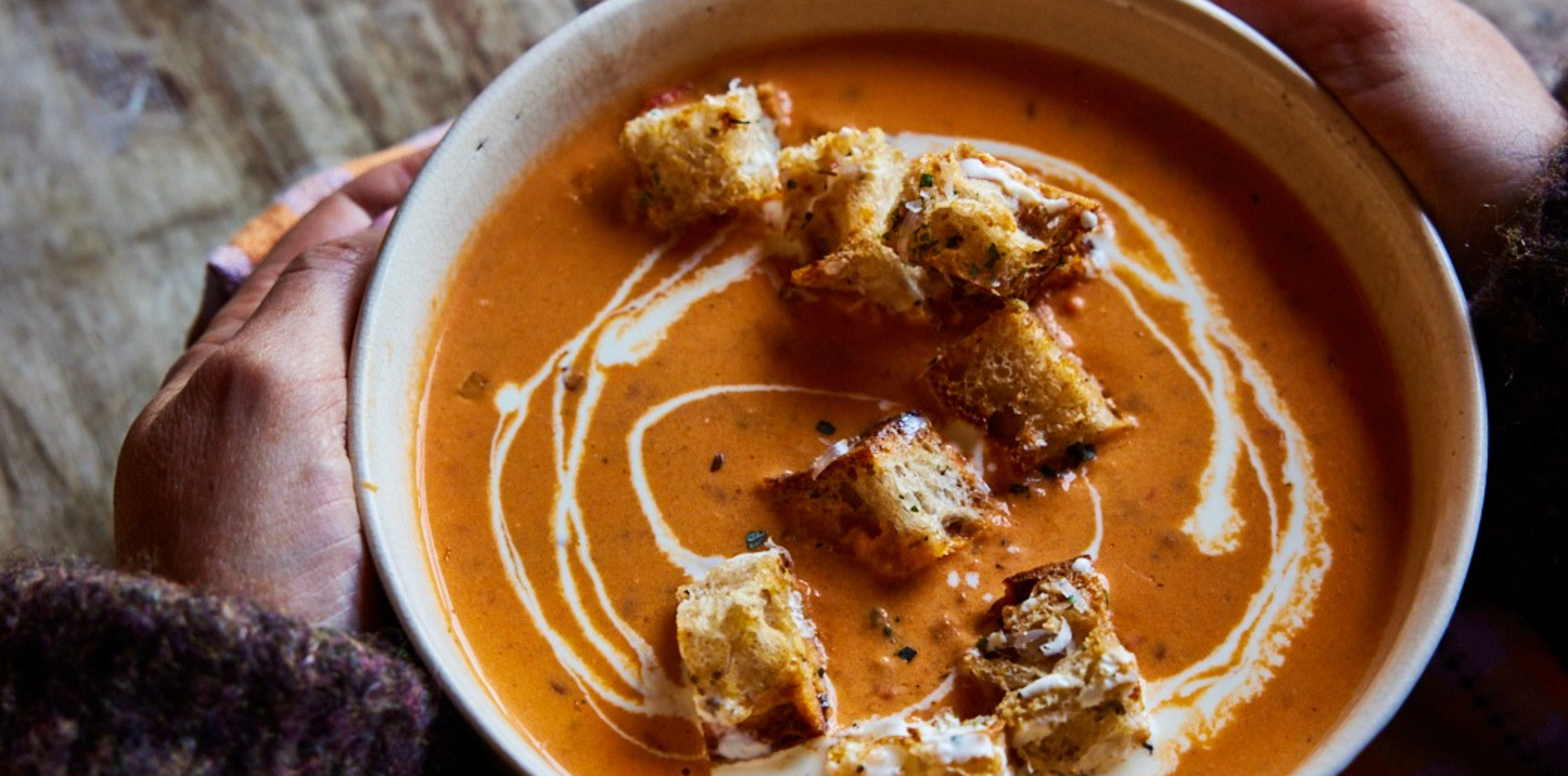 LENTIL ROAST TOMATO SOUP