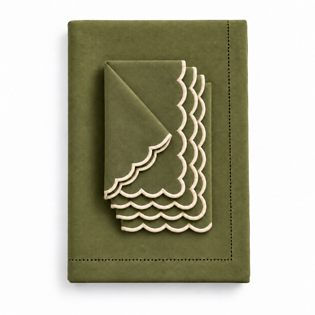 Broadspear Green Table Linen Set