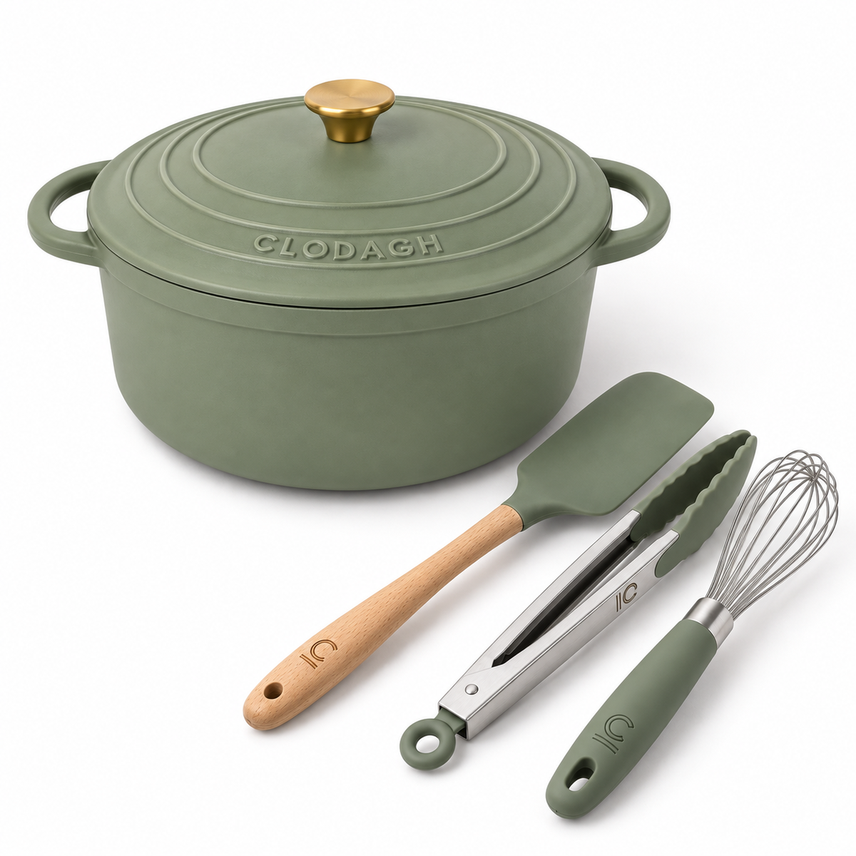 Large Casserole Pot & Everyday Kitchen Tools Set