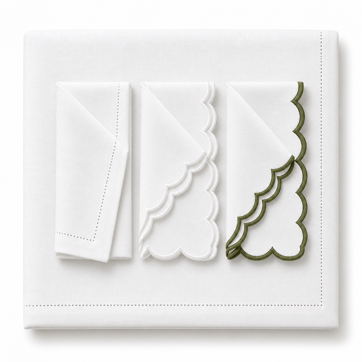 Aylesbury White Table Linen Set