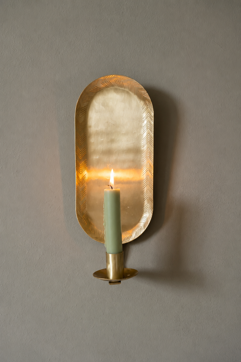 Brass Wall Sconce
